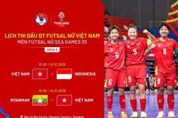 ảnh chụp màn hình bóng đá futsal nữ sea games 33