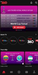 ảnh chụp màn hình bóng đá tv360