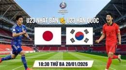 ảnh chụp màn hình bóng đá u23 hàn quốc-nhật bản