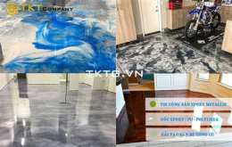 ảnh chụp màn hình đánh bóng đá các loại và làm sàn epoxy