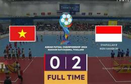 ảnh chụp màn hình kết quả bóng đá futsal việt nam-indo