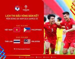 ảnh chụp màn hình lịch bán kết bóng đá nam