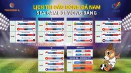 ảnh chụp màn hình lịch bóng đá seagame 31