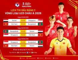 ảnh chụp màn hình lịch da bong u23