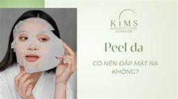 ảnh chụp màn hình peel da đang bong có đắp mặt nạ được không