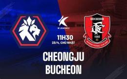 ảnh chụp màn hình thứ hạng của câu lạc bộ bóng đá chungbuk cheongju