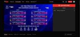 ảnh chụp màn hình xem bóng đá ngoại hạng anh trực tiếp kênh k+
