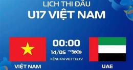 ảnh chụp màn hình xem bóng đá u17 trên kênh nào