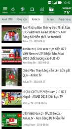ảnh chụp màn hình xem bóng đá xoilac tv