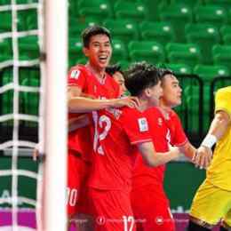 bóng đá futsal việt nam và indonesia