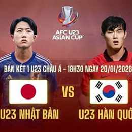 bóng đá u23 nhật bản hàn quốc
