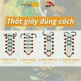 cách buộc dây giày bóng đá