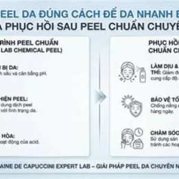 cách peel da nhanh bong