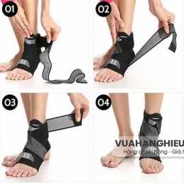cách quấn cổ chân đá bóng