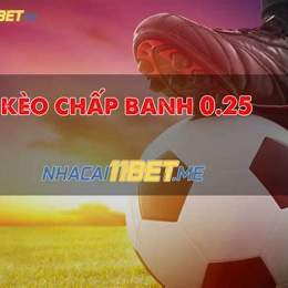 chấp 0.25 trong bóng đá
