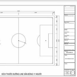chiều rộng khung thành bóng đá 11 người