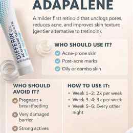 dùng adapalene bị bong da