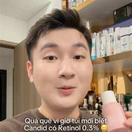 dùng retinol có bị bong da không