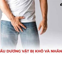 dương vật bị khô và bong da