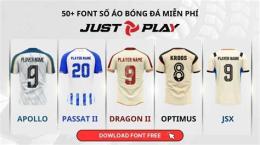giao diện app áo bóng đá just play