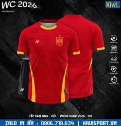 giao diện app áo bóng đá tây ban nha wc 2026