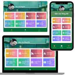 giao diện app báo bóng đá số - dữ liệu