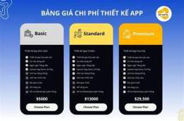 giao diện app bóng đá giá bao nhiêu
