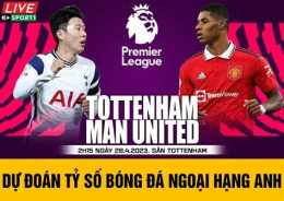 giao diện app bóng đá mu vs tottenham