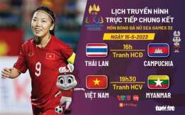 giao diện app bóng đá nữ sea game