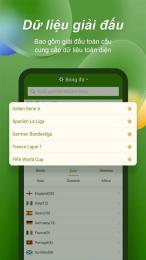 giao diện app bóng đá số bóng đá số