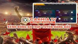 giao diện app bóng đá trực tuyến cakhia