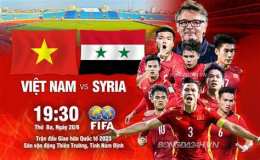 giao diện app bóng đá việt nam-syria
