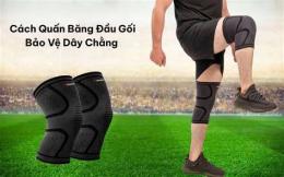 giao diện app cách quấn băng đầu gối khi đá bóng