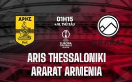 giao diện app câu lạc bộ bóng đá aris thessaloniki