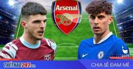 giao diện app câu lạc bộ bóng đá arsenal chuyển nhượng