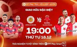 giao diện app câu lạc bộ bóng đá slavia praha u-19