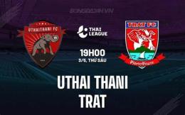 giao diện app câu lạc bộ bóng đá uthai thani đấu với ratchaburi