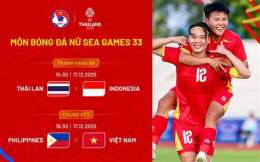giao diện app chung kết seagame bóng đá nữ