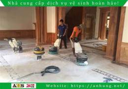 giao diện app đánh bóng sàn đá ahs 24h