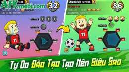 giao diện app đế chế bóng đá mod