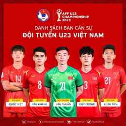 giao diện app đội tuyển bóng đá u-23 quốc gia việt nam đội hình