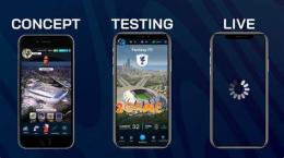 giao diện app game bóng đá web