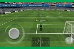 giao diện app game đá bóng 11 người online