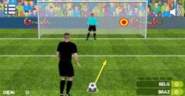 giao diện app game đá bóng penalty