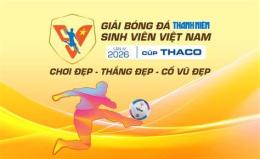giao diện app giải bóng đá thanh niên sinh viên việt nam 2026