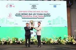 giao diện app giải bóng đá u9 toàn quốc 2026