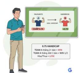 giao diện app handicap trong bóng đá