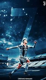giao diện app hình ronaldo đá bóng