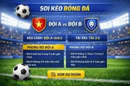 giao diện app keo bong da 18