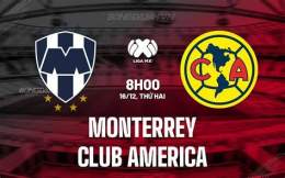giao diện app kết quả bóng đá club america